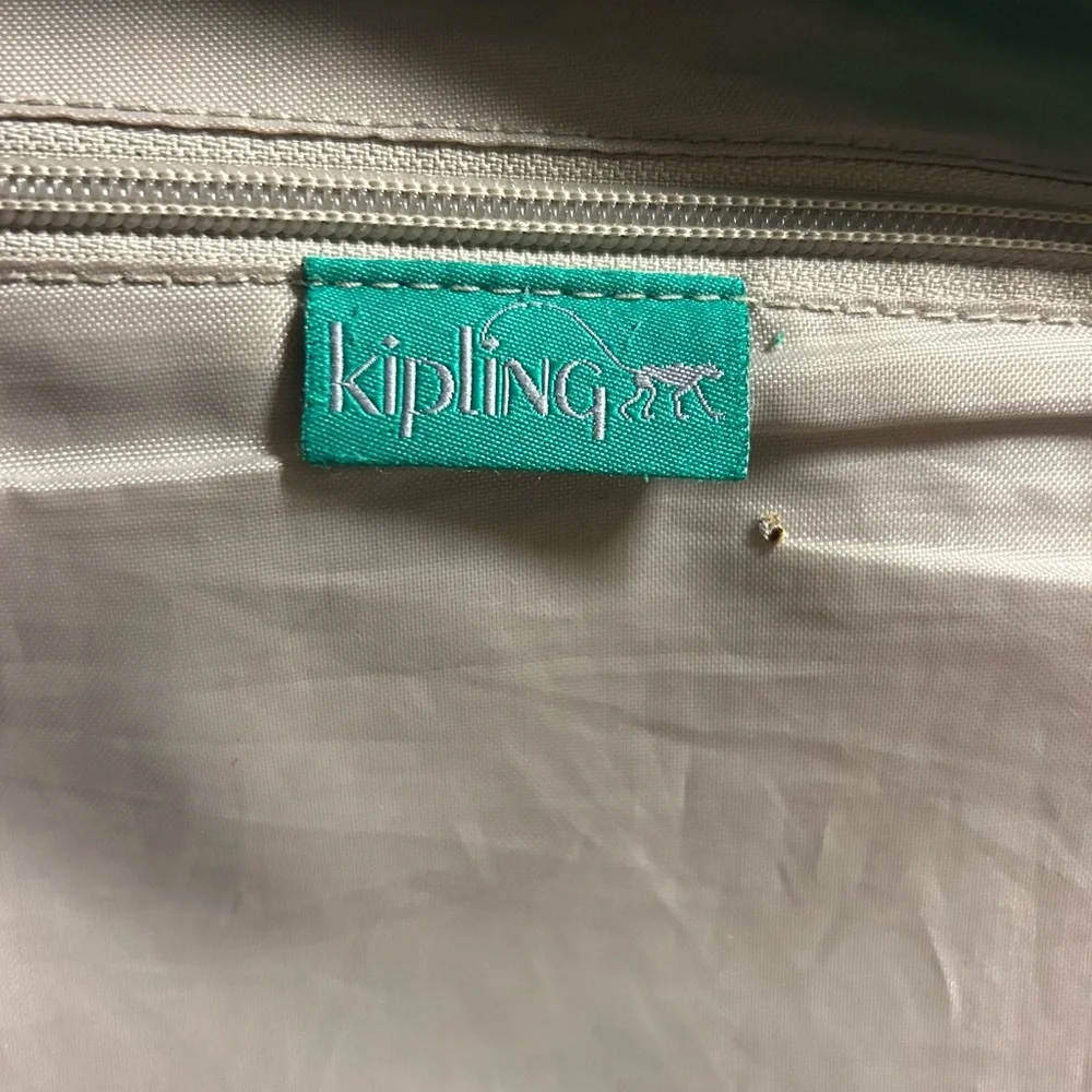 Kipling‎ Turquoise Backpack with Silver Zippers